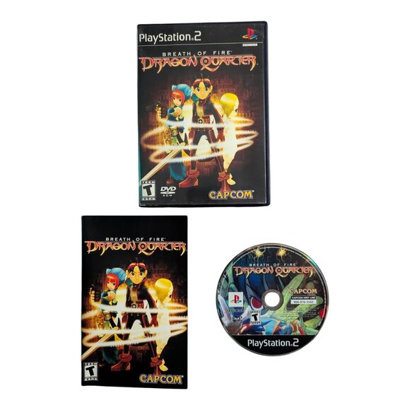 Breath of Fire Dragon Quarter PS2 [PlayStation 2 2003] CIB W Manual - Picture 1 of 3